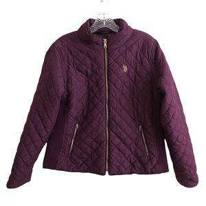 Ralph Lauren Quilted Jacket Violet